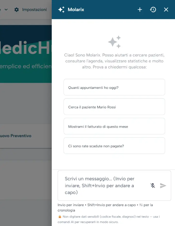 Dashboard MedicHub